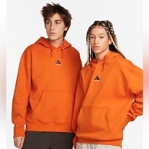 Nike ACG Therma Fit Pullover Hoodie DH3087 893 Campfire Orange Trail Hike Climb
